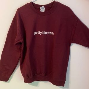 Burgundy Sweatshirt